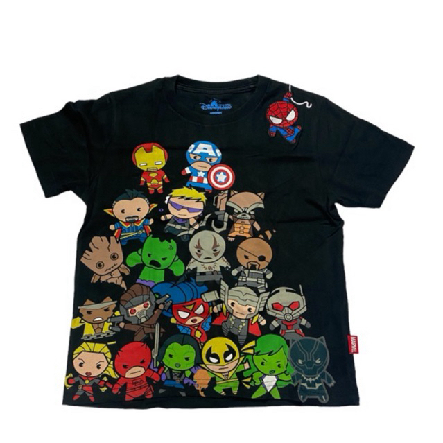 Disneyland Hongkong Tshirt Kaos Anak Laki Marvel Superhero Original