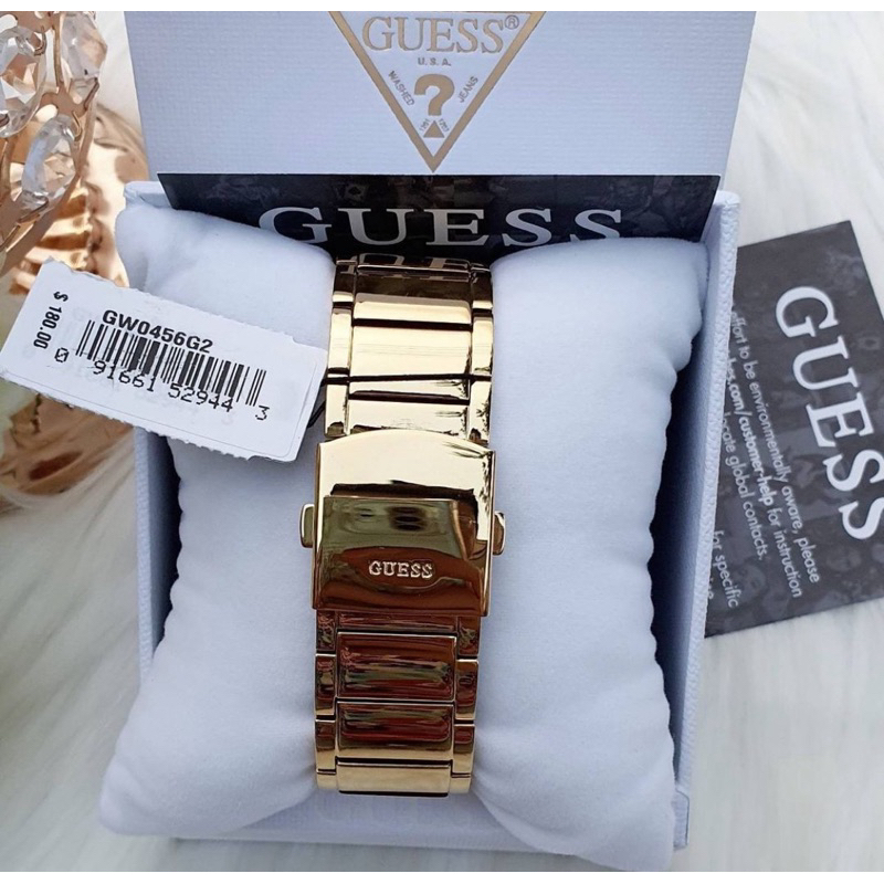 Jam Tangan Pria Guess Phoenix GW0456G1 GW0456G2 Gold Stainless Steel Strap
