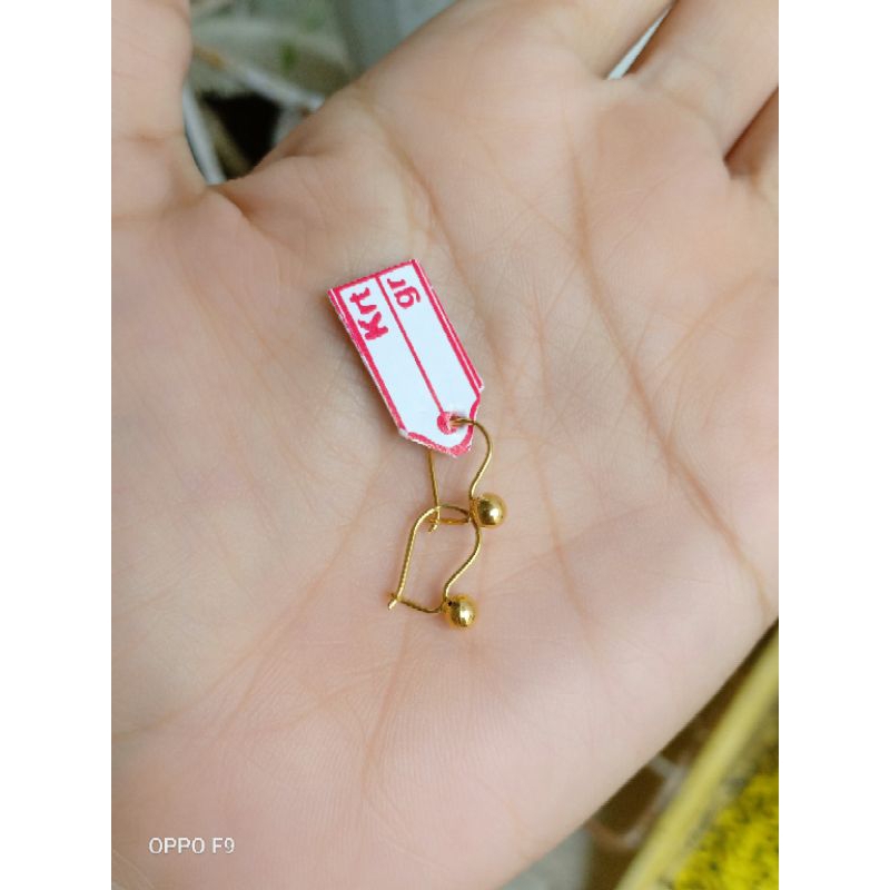 anting bayi emas muda