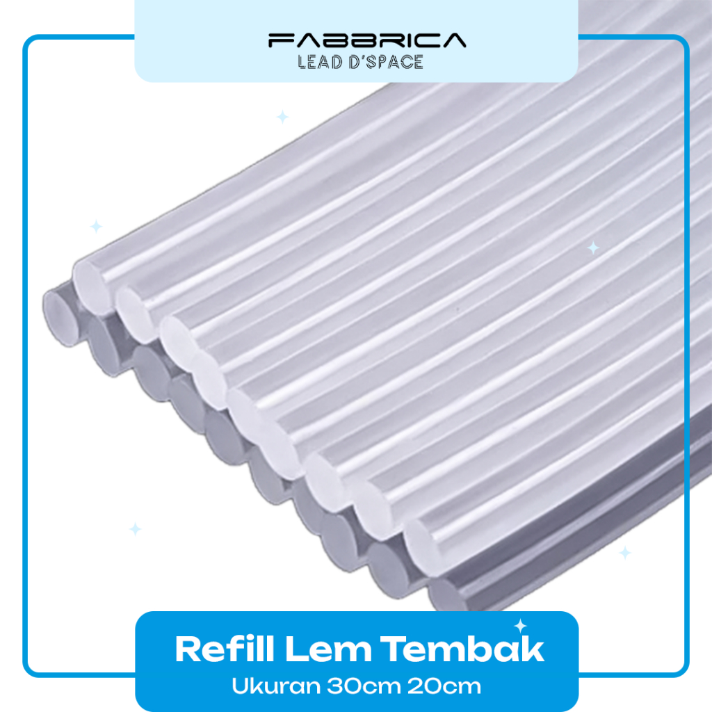 

Fabbrica - Isi Lem Tembak Bening Transparan Cap Eagle Elang Glue Gun Lem Lilin