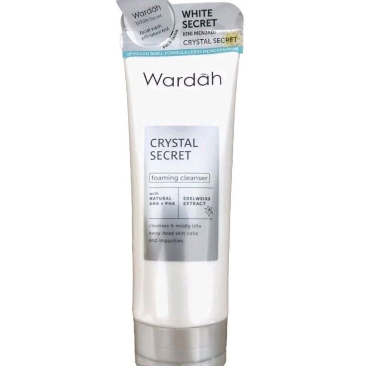 Paket Ekonomis  Wardah Crystal Secret foaming Cleanser 1ml