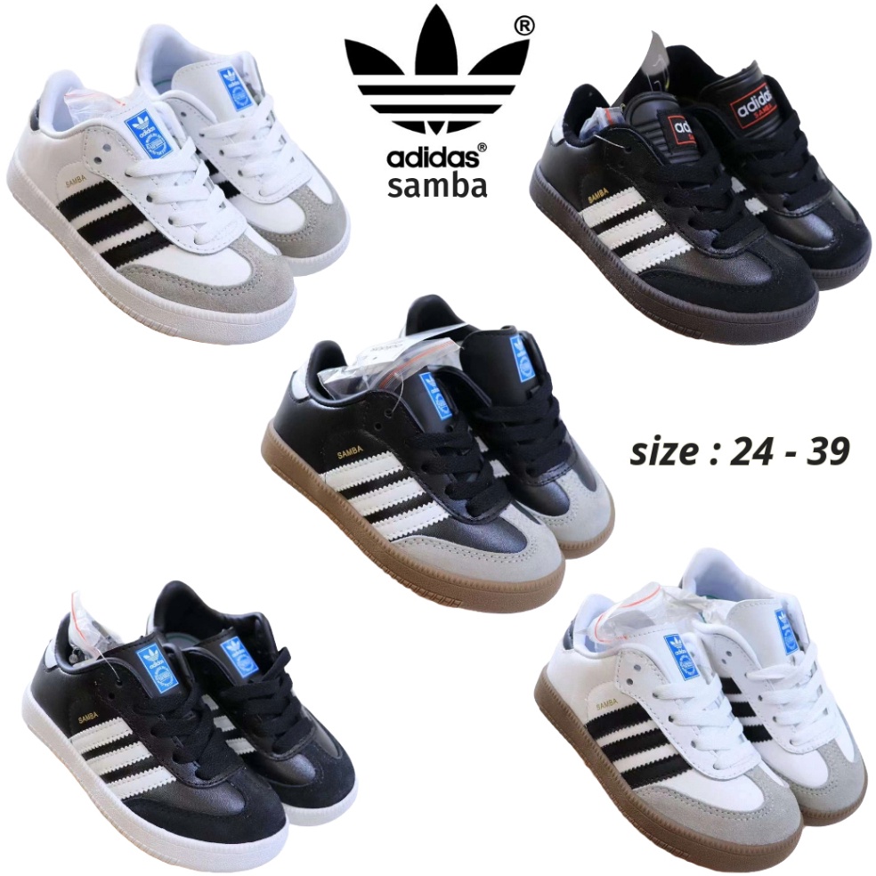 Bagus Dipakai  Sepatu Kets Anak Adidas SAMBA  Slip On Kids  Sepatu Anak  Sepatu Adidas Anak  Sepatu 