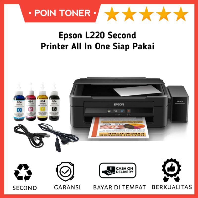 Printer Epson L220 Bekas berkualitas