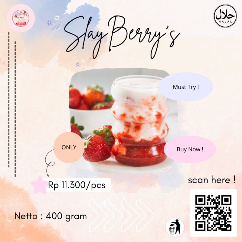 

Slayberrys [Strawberry + Susu Full Cream]