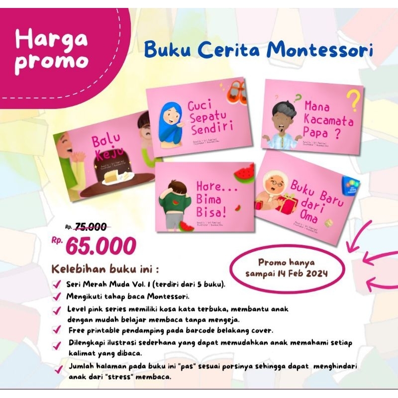 

[Harga Promo] Buku Membaca Montessori Tanpa Mengeja