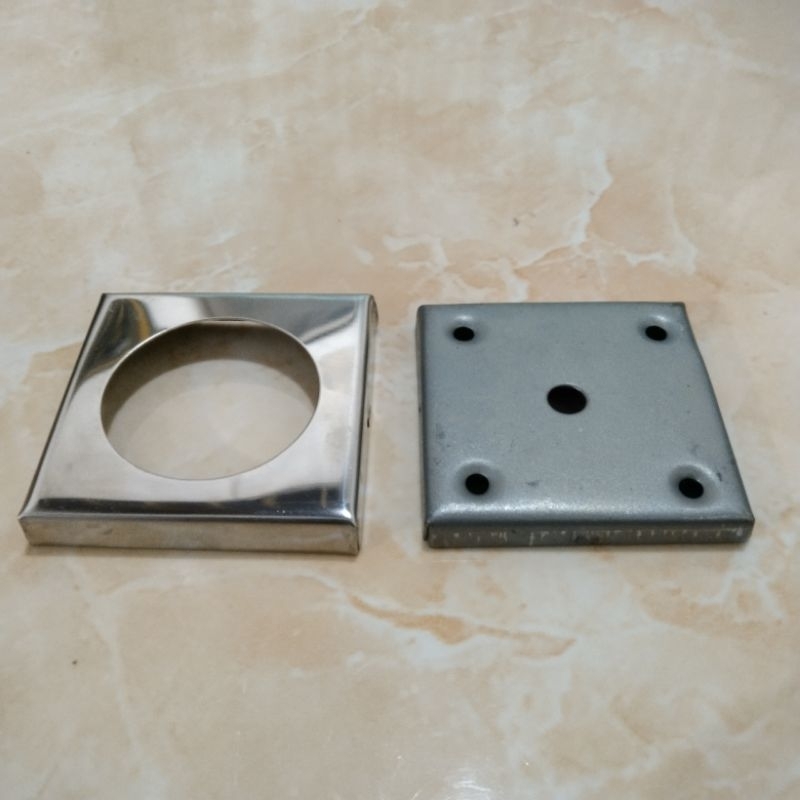 Lepek Kaki Stainless stell / Kaki Handle tempel kotak