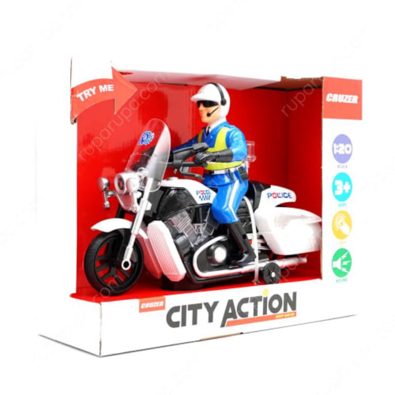 Cruzer 1:20 City Action Friction Police Patrol