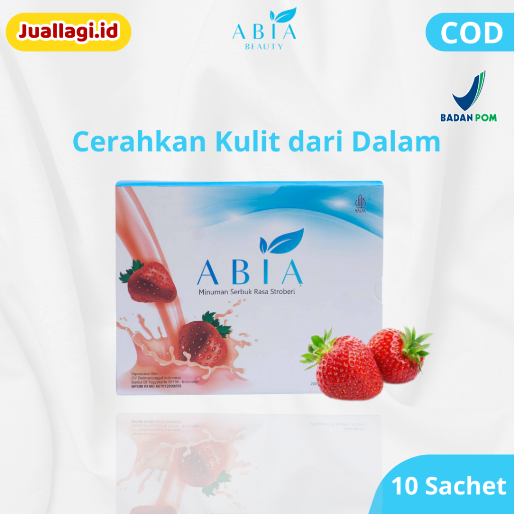 

Minuman Collagen Pemutih Wajah dan Badan Sudah BPOM isi 10 Sachet by Abia
