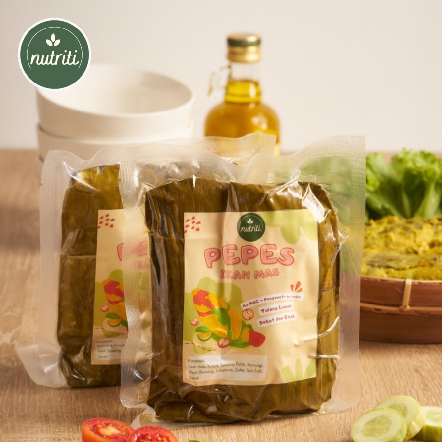 

Nutriti - Pepes Ikan Mas (Tulang Lunak) - Mpasi Ready to eat - Mpasi Padat Gizi