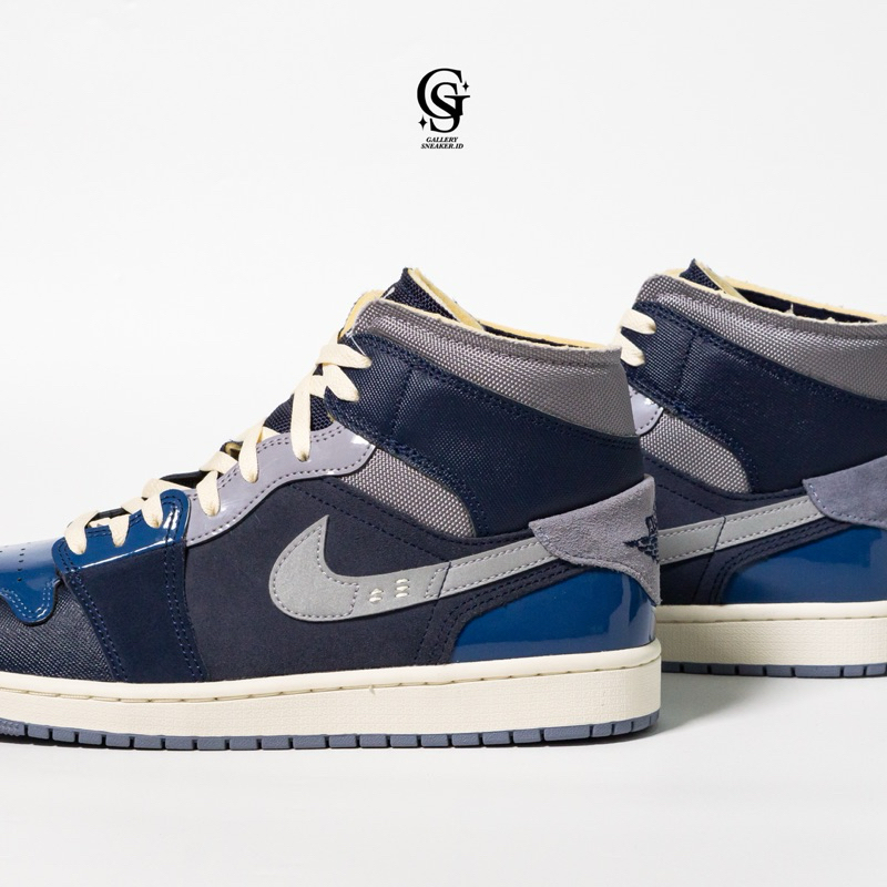 Air Jordan 1 Mid SE Craft Obsidian Resmi Original