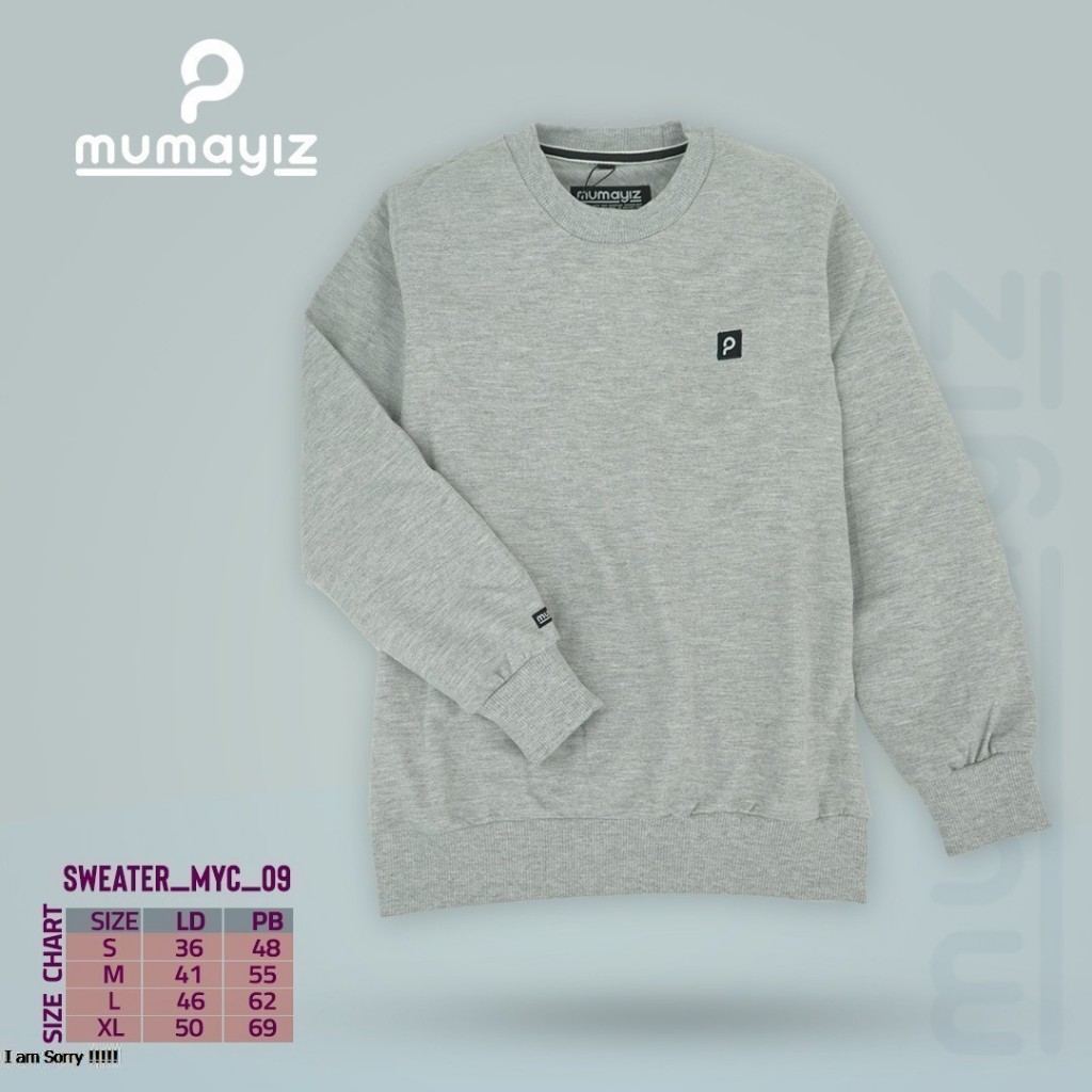 ZAHID KIDS Sweater Crewneck Baby Terry Polos Anak Laki-Laki Usia 4 5 6 7 8 9 10 11 12 13 14 15 Tahun