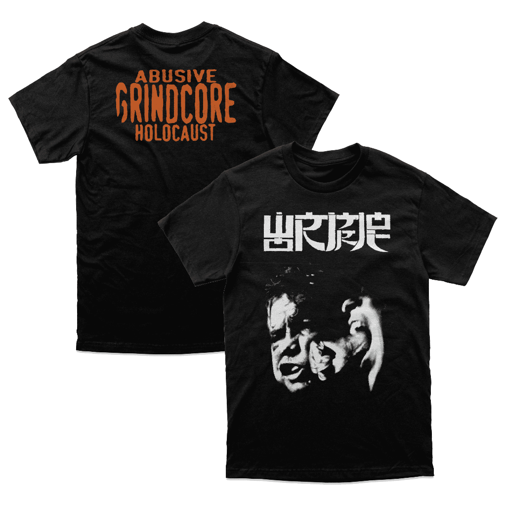 Kaos Tshirt Baju Band Wormrot Grindcore "Abusive Grindcore Holocaust" Merchandise