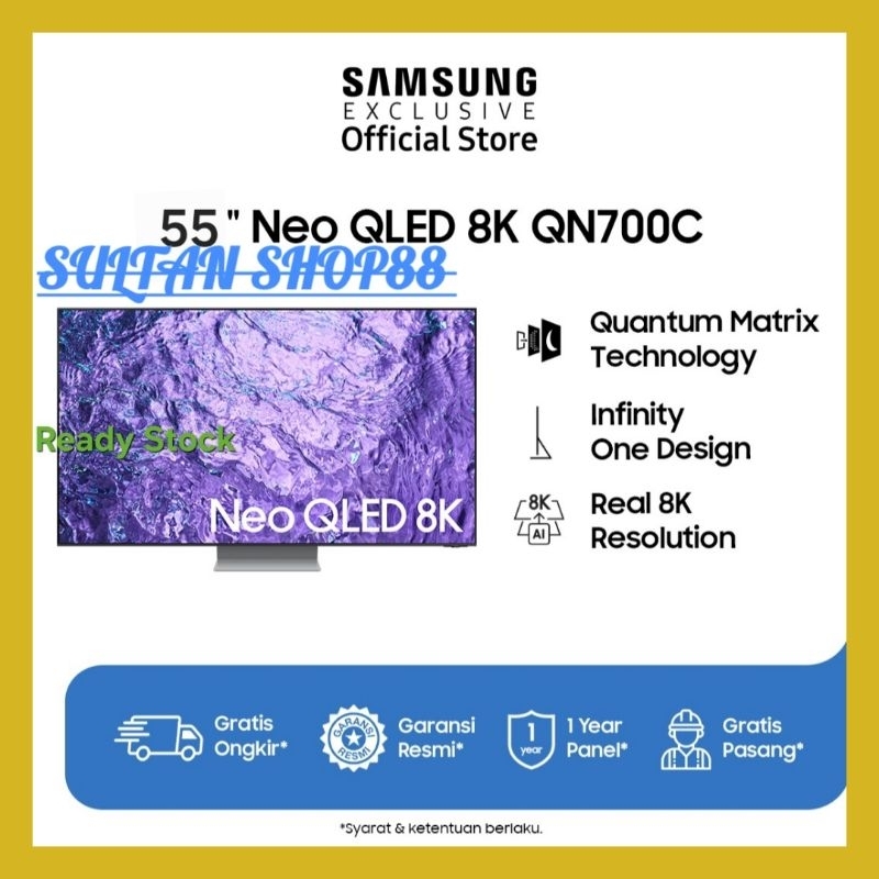 SAMSUNG SMART TV UA55QN700C 55 INCH 8K NEO QLED I SAMSUNG NEO QLED 55QN700C 8K