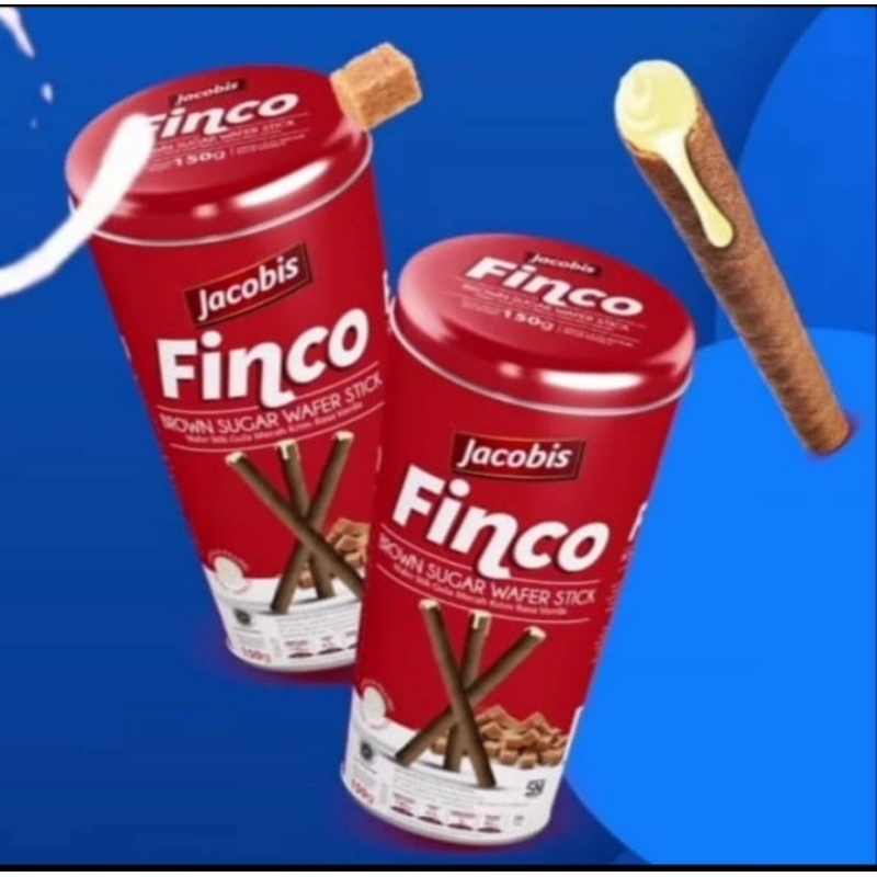 (PROMO) Finco Jacobis Brown Sugar Wafer Stick 150 gr