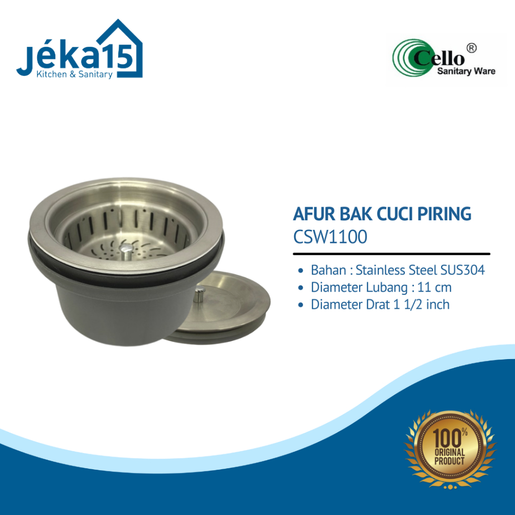 CELLO CSW1100 AFUR BAK CUCI PIRING | AFUR SINK JUMBO