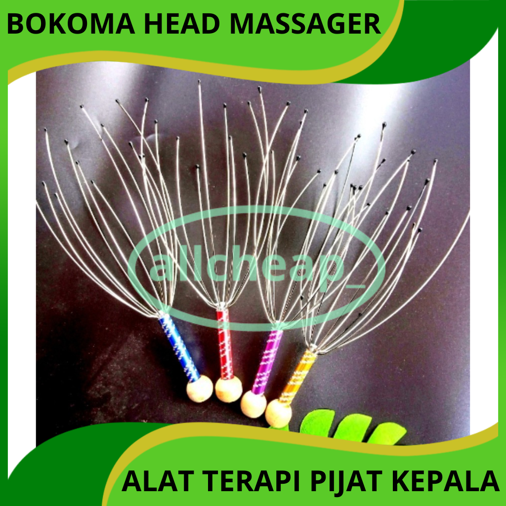 DM - BOKOMA Alat Pijat Terapi Kepala Hand Head Massager Susah Tidur