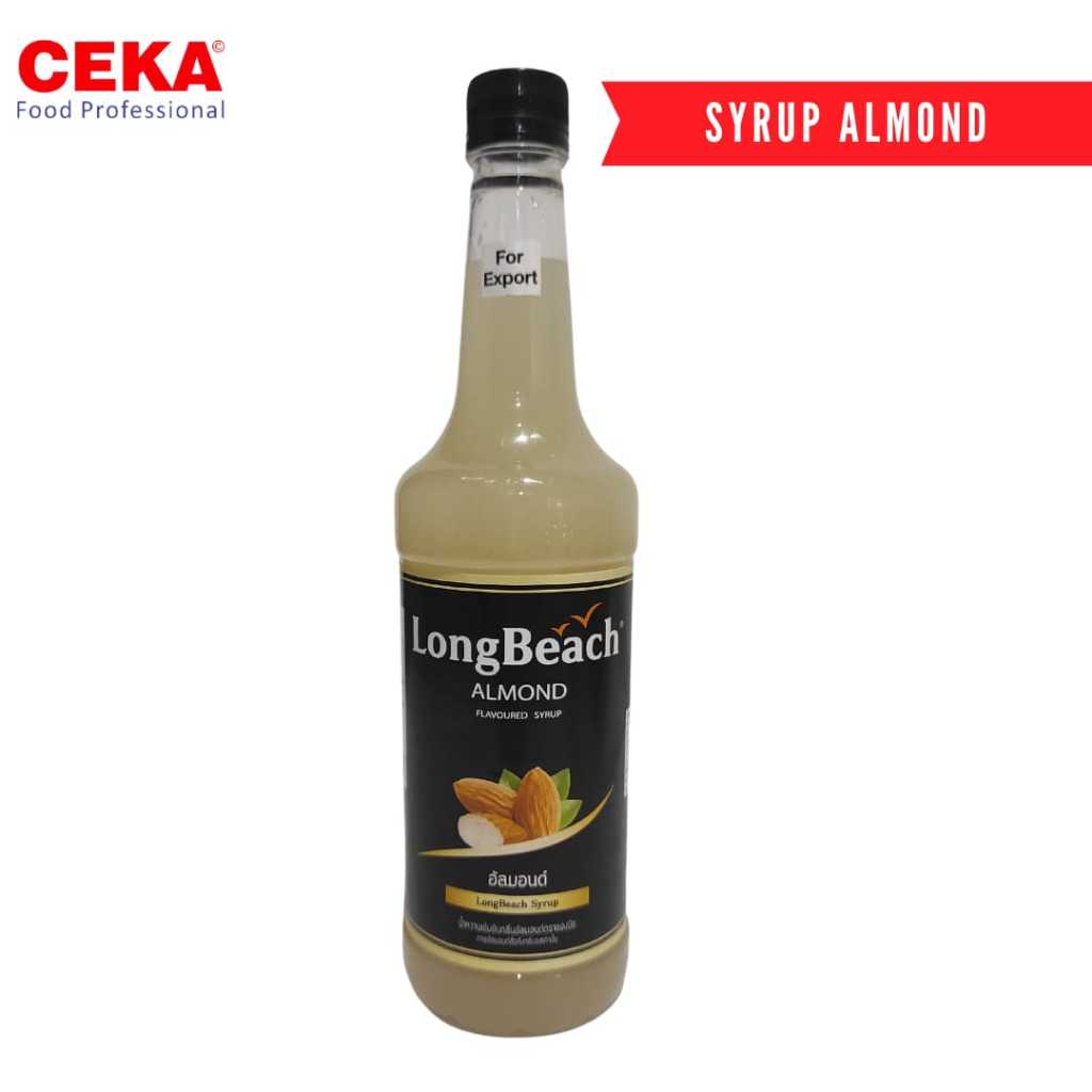 

LONG BEACH Syrup Almond 740 ml / Sirup Rasa Almond