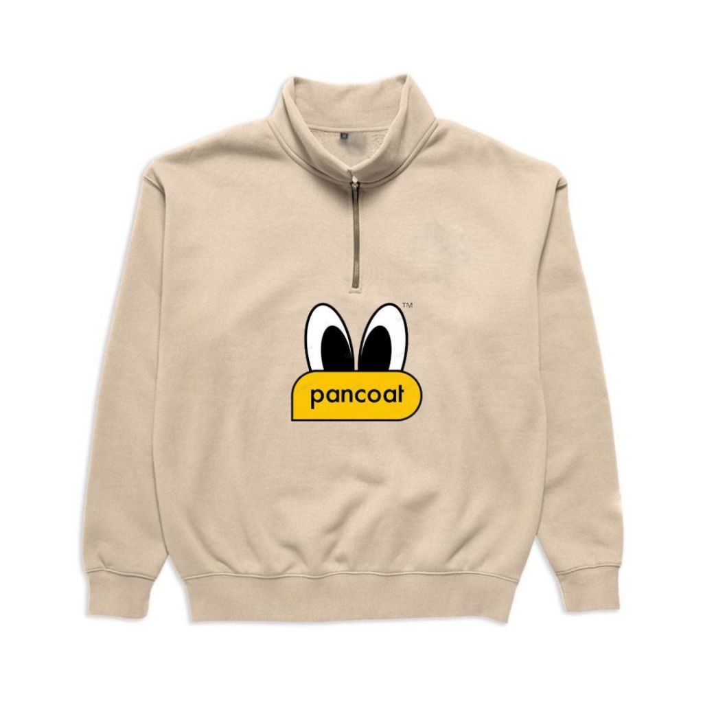 Pancoat Sweater Halfzip Rugby Cream Unisex