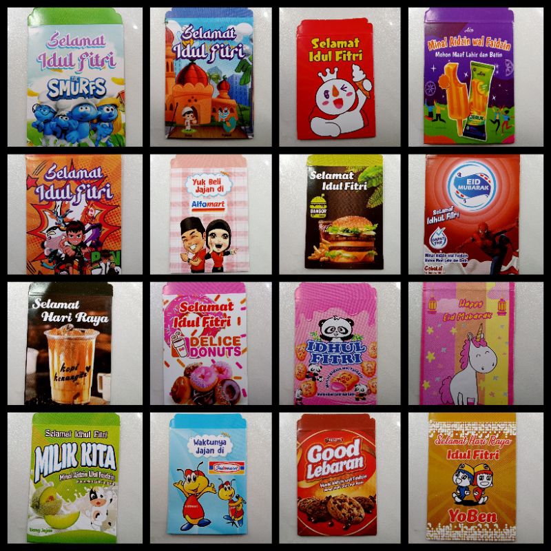 

amplop lebaran mini 1pack isi 10lembar