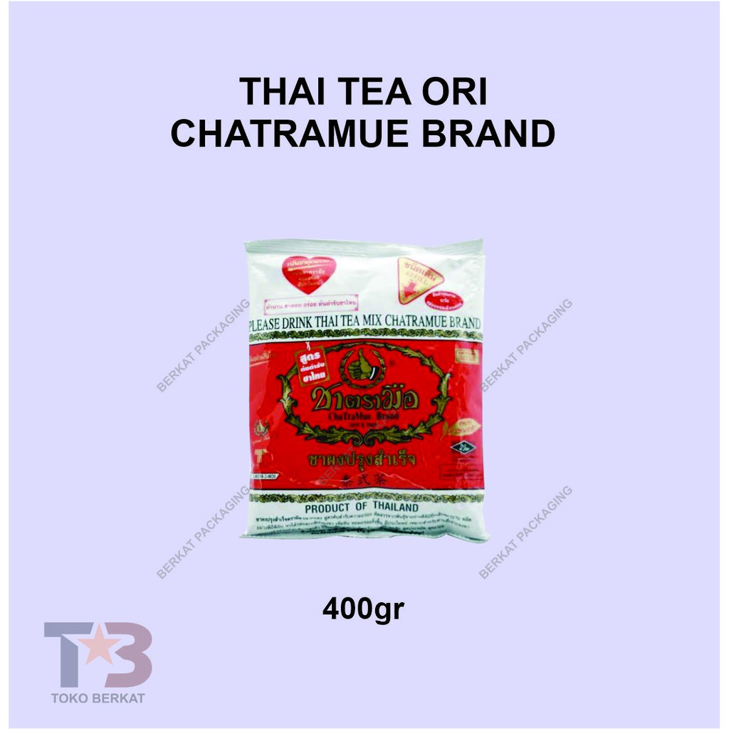 

Thai Tea Chatramue 400gr / Thai Green Tea Chatramue 200gr