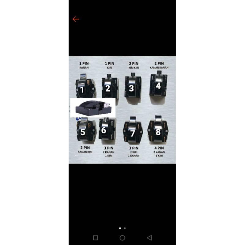 relay rilay PTC kulkas original