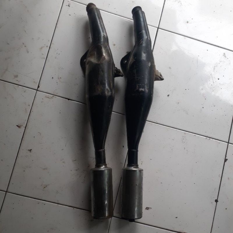 kenalpot fizR gembung hitam std original bahan bobok