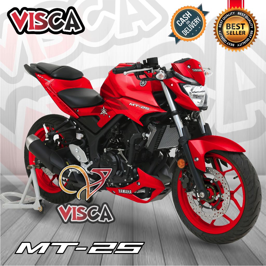 Stiker Decal Yamaha MT 25 OLD Dekal Mt 25 Striping Mt 25 Variasi Decal Mt 25 OLD Full Body POLOS