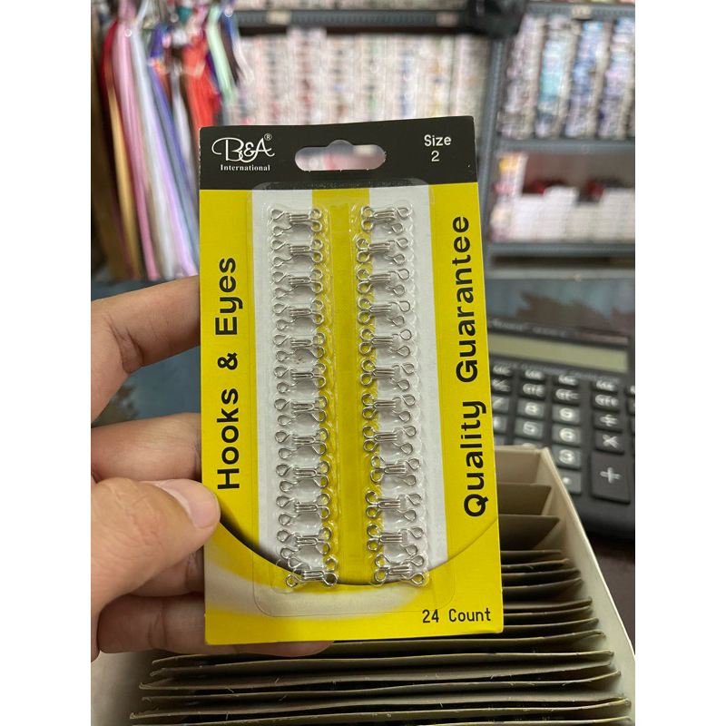 Kancing Hak Kait / Kaitan BH / Kancing Hook Bra / Kaitan Rok / Kaitan Kebaya / Kaitan Korset Kemben