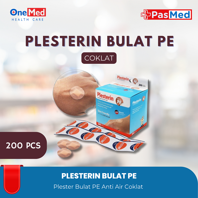 Plesterin Bulat PE - COKLAT 200PCS