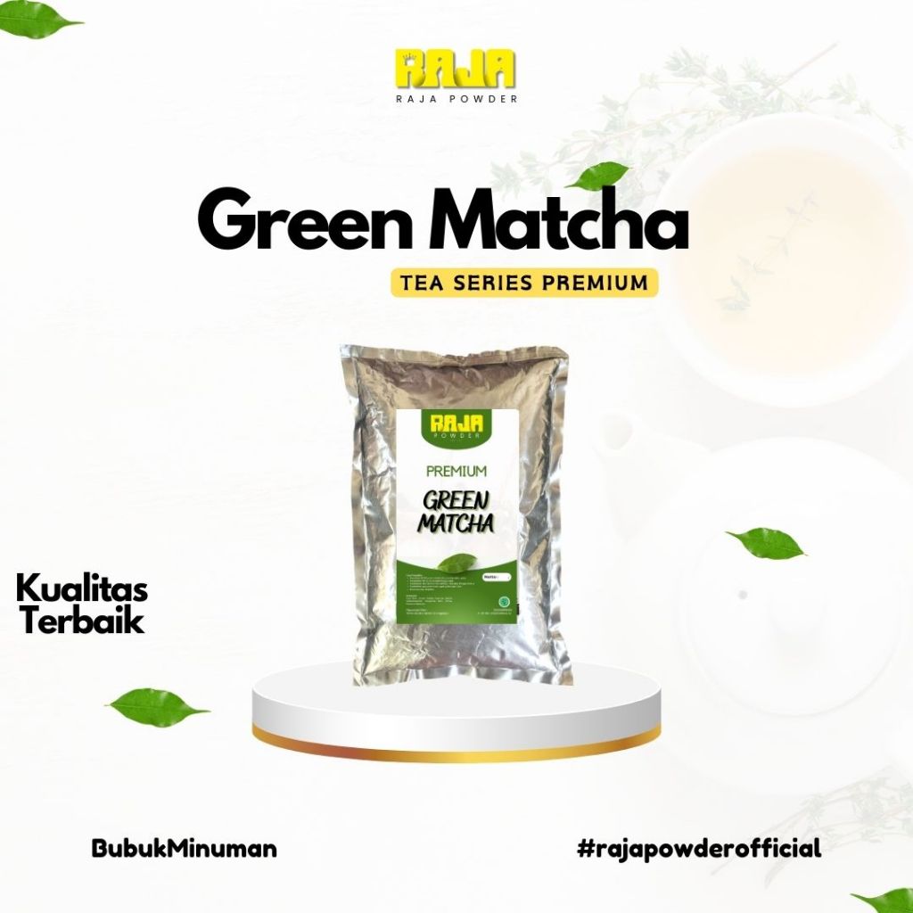 

Bubuk Green Tea Matcha Bubuk Minuman Green Tea Matcha Powder 1 kg / 1000 gram PREMIUM