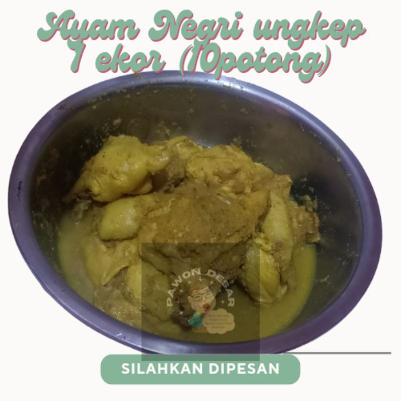 

Ayam bumbu Kuning Lengkuas 1 Ekor