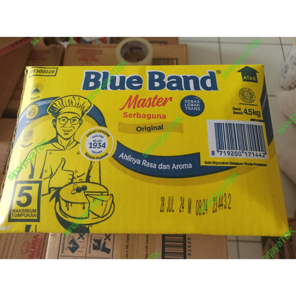 

Blueband Margarin Margarine 4.5 KG Kuning ORIGINAL 4,5Kg