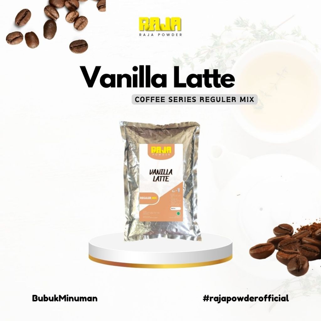 

Bubuk Vanilla Latte Bubuk Minuman Vanilla Latte Powder 1 kg / 1000 gram