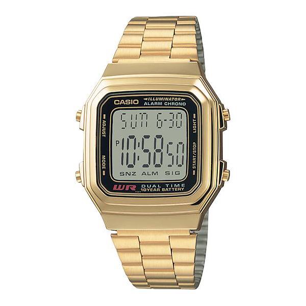 Casio A178WGA-1A Gold Original / Jam Tangan Pria Digital