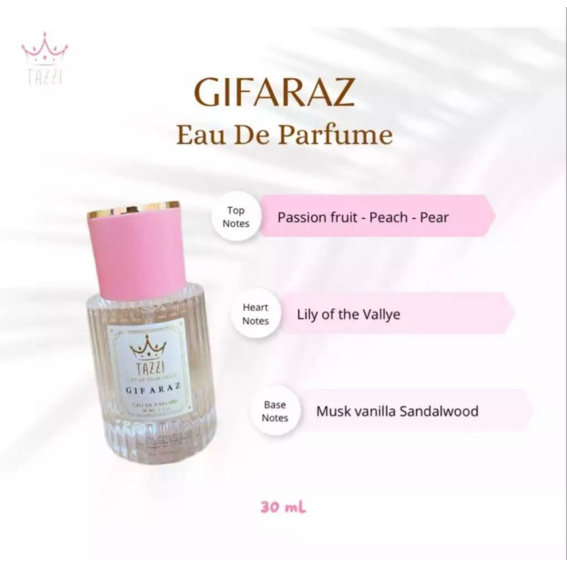 GHIFARAZ parfume tazzi (tutup putih)