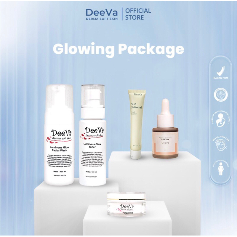 Paket glowing by DeeVa Derma Soft Skin