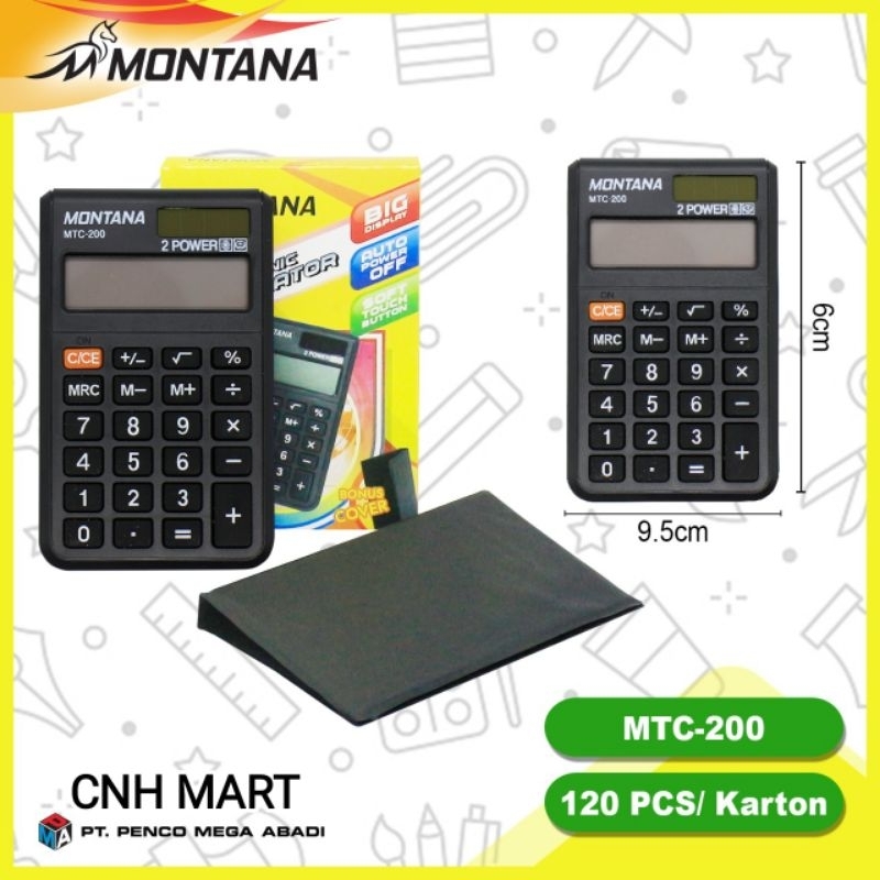 

Kalkulator MTC 200 - Calculator Saku MTC 200 - 8 Digits