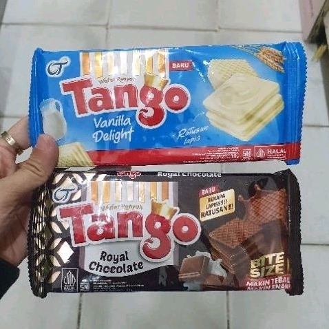 

Tango wafer rasa Vanila / Coklat per varian 39gr