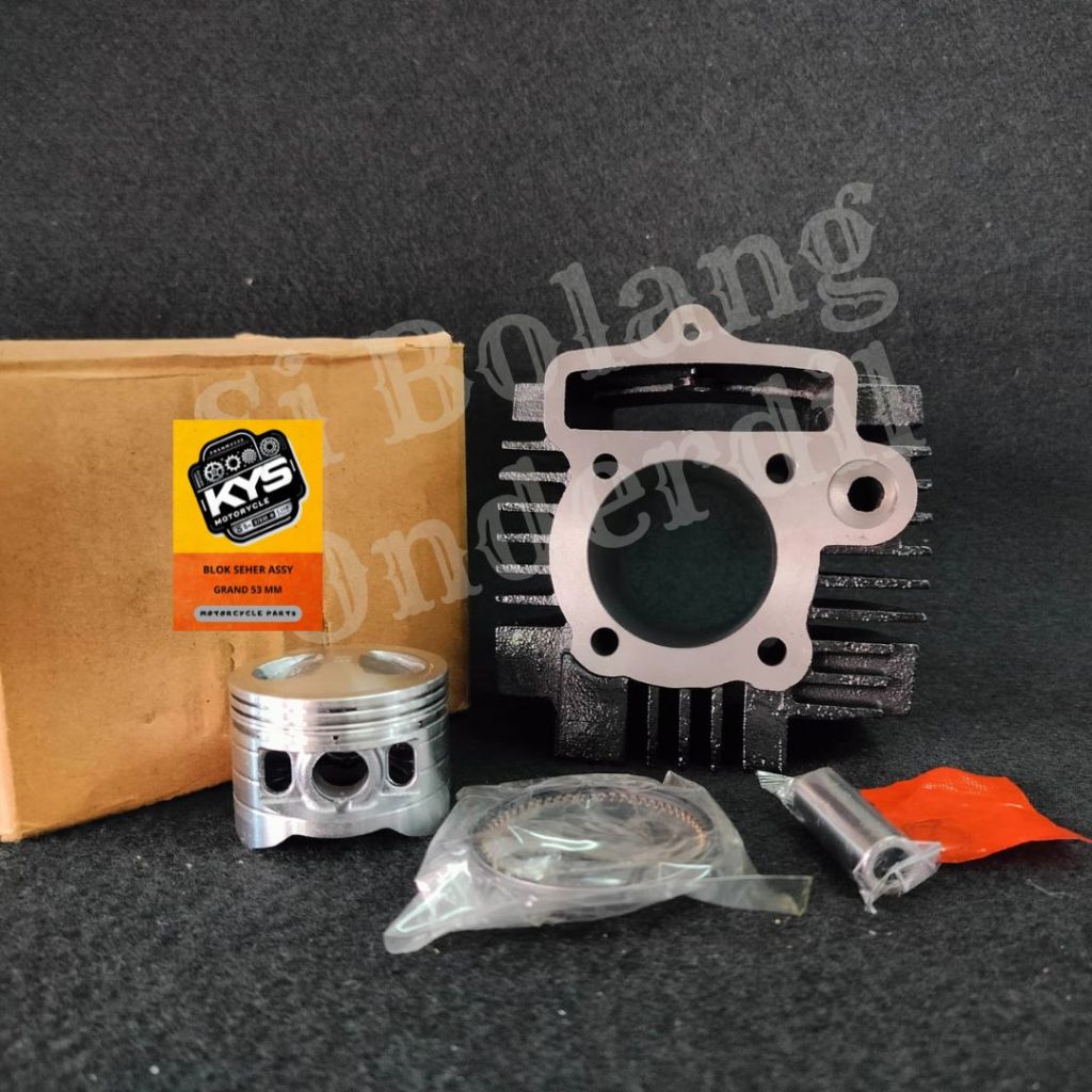 BLOK SEHER ASSY GRAND BORE UP 53 MM BORING SET GRAND/ASTREA/PRIMA