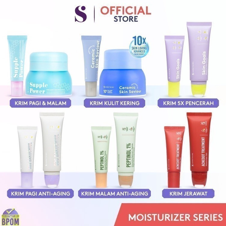 ART V28Z SOMETHINC Moisturizer Series Ceramic Skin Saviour Supple Power Bomb Skin Goals Moisturizer 