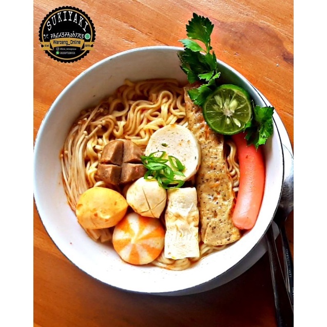 

Sukiyaki Tomyam Seafood Makanan Instant Bumbu Pedas Manis Gurih Premium Pack Steamboat suki tomyam 160gr