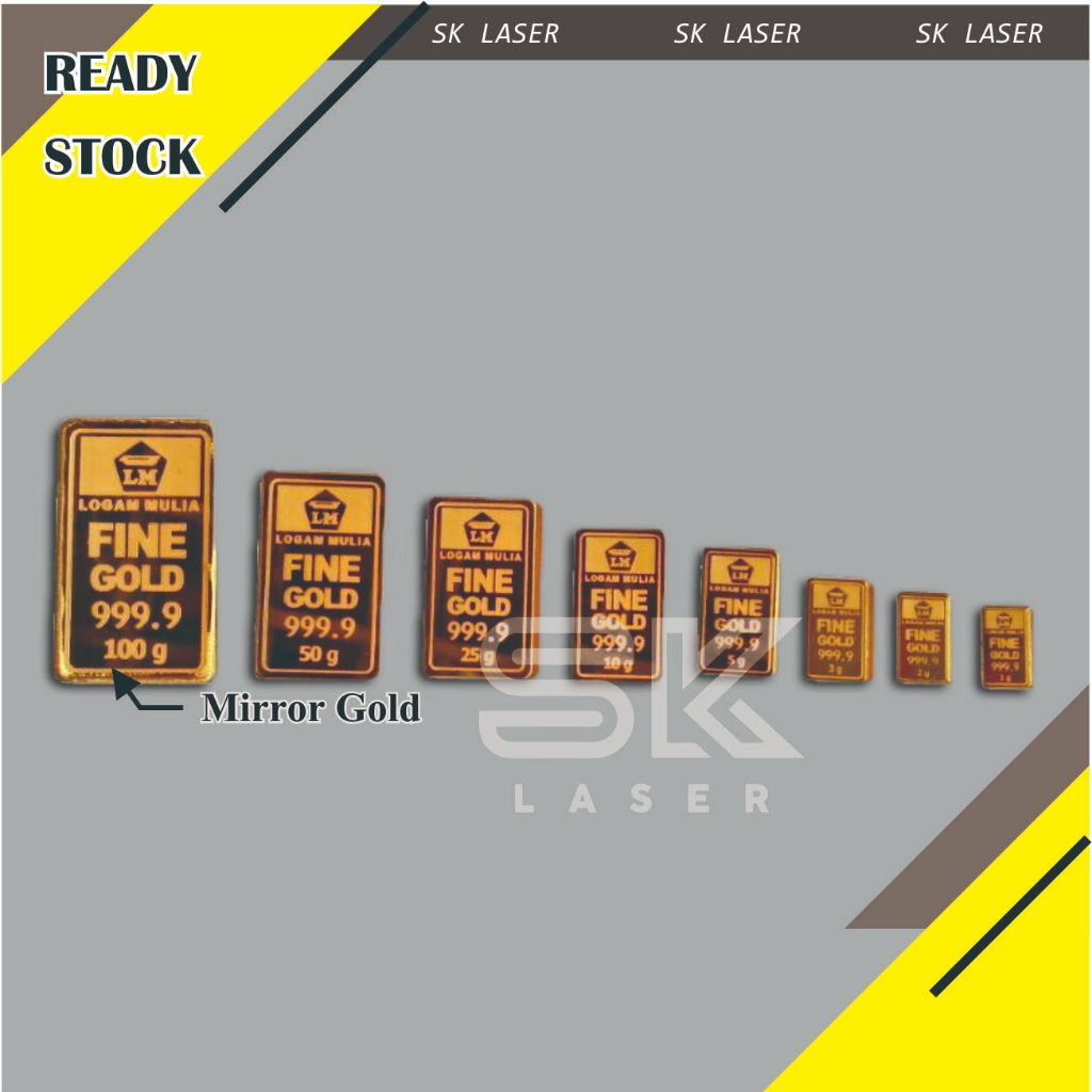 REPLIKA EMAS ANTAM logam mulia 0,5gr - 50gr untuk mahar ECERAN / isian mahar / logam mulia replika /