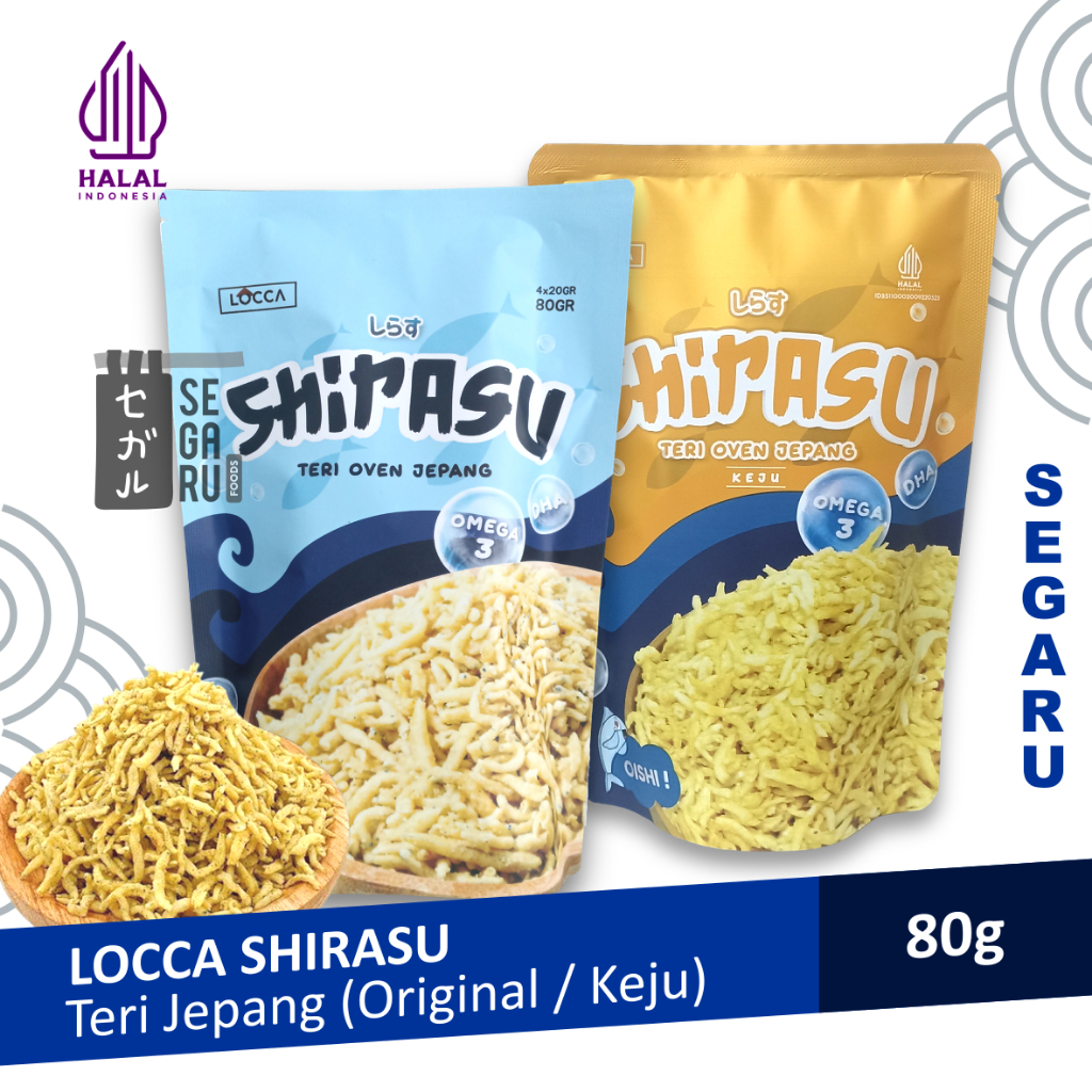 

Locca Teri Shirasu 80 gram - ORI dan Keju