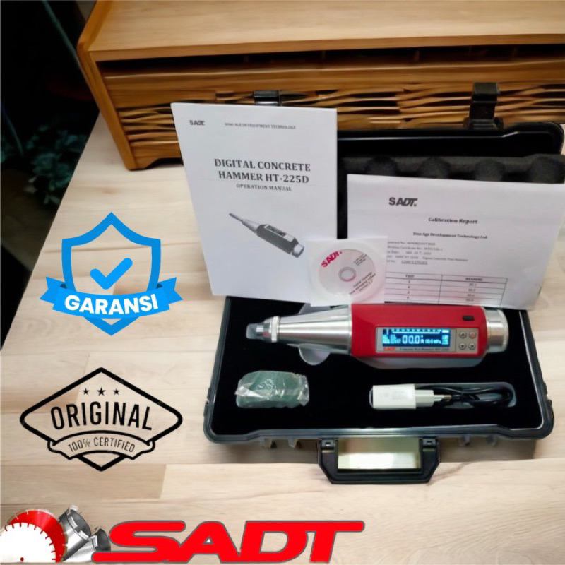 DIGITAL CONCRETE HAMMER TEST BETON HT225D HT-225D ORIGINAL KUAT TEKAN