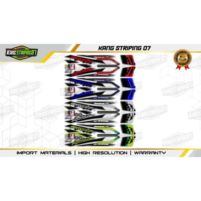 striping transparan nouvo z mx ais