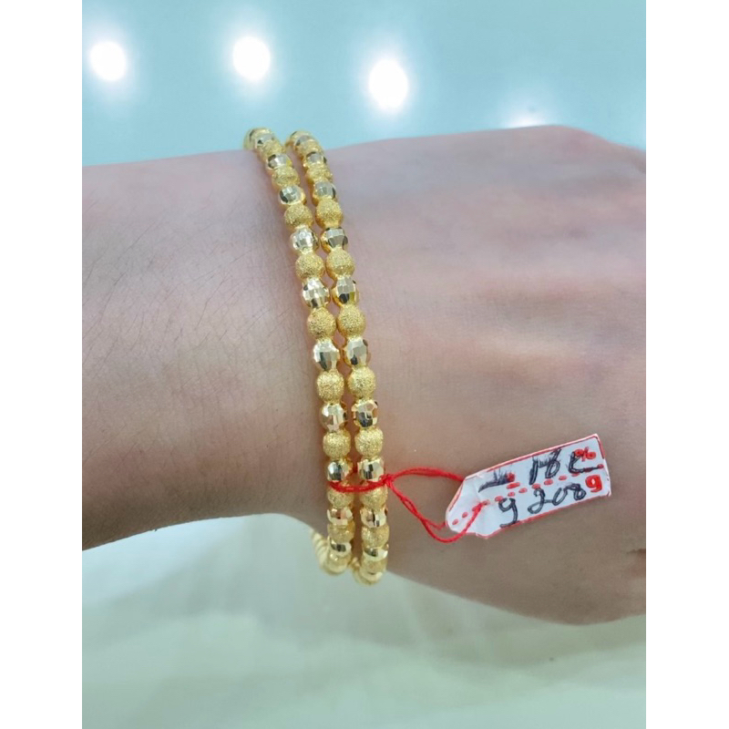 Perhiasan Gelang Keroncong Emas Asli kadar 70% 16K