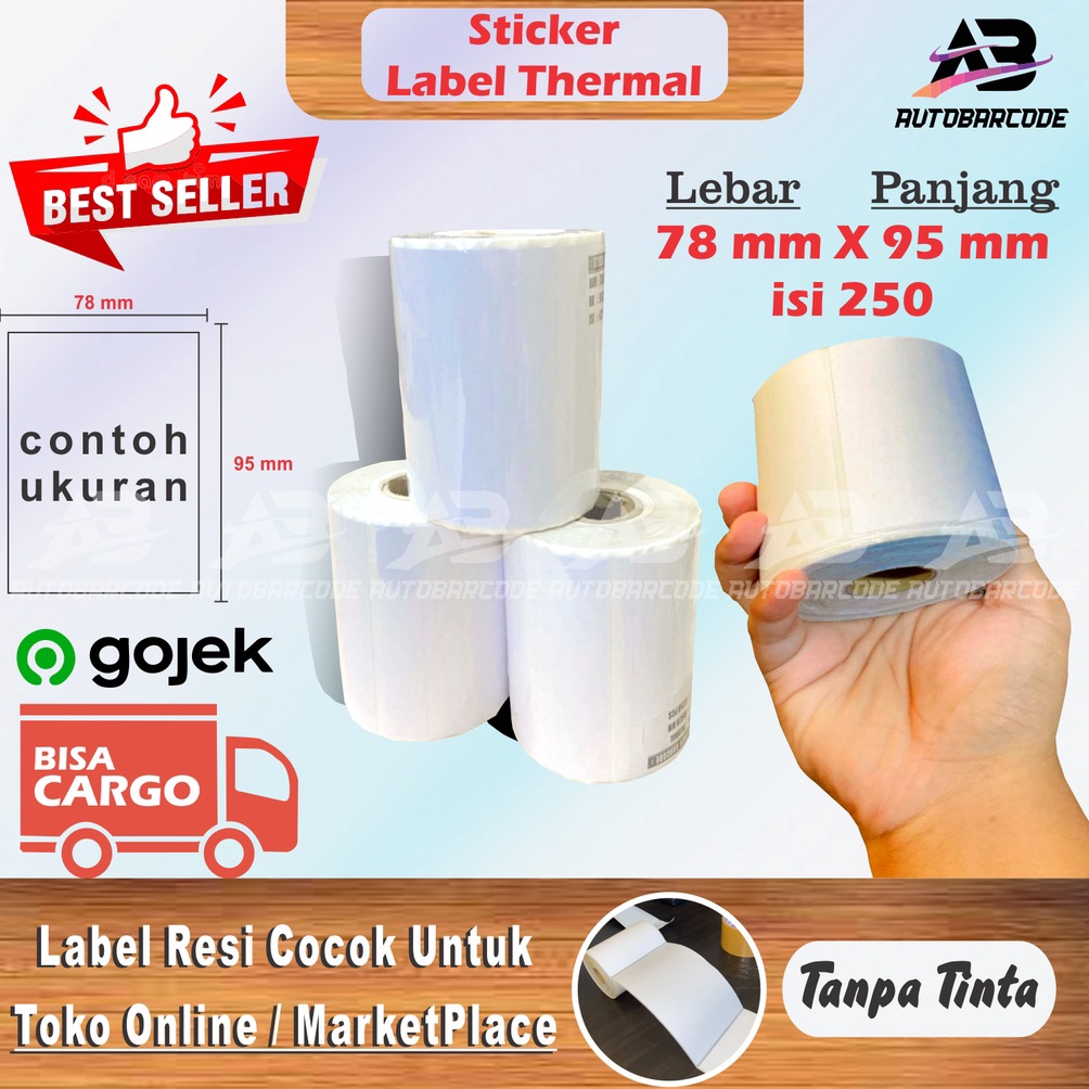 

Grosir Sticker Label Resi Thermal 78x95 isi 25 Stiker Resi Pengiriman 78x1 isi 3 Label Printer 8mm 8 mm Label GAP Murah Kualitas Bagus Hitam Tanpa Tinta Market Marketplace Toko Online Shop Printer Perinter Lebel Seticker Nota Invoice 78 X 95 YJT