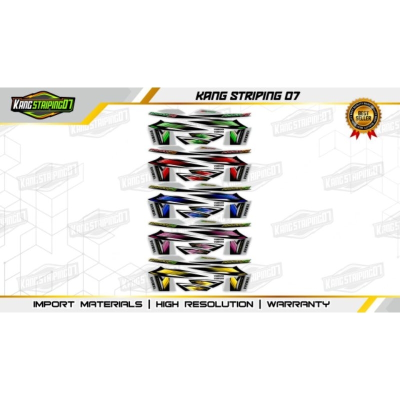 striping transparan nouvo mx  2005 nouvo z