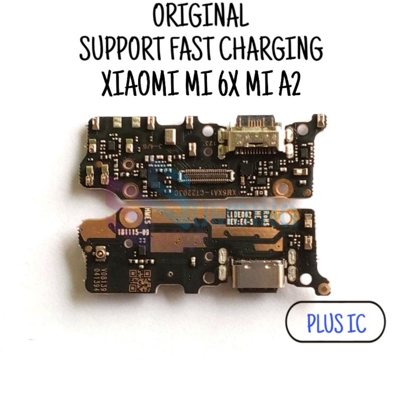 Papan Cas Xiaomi Mi 6X / Xiaomi Mi A2 Ori 100% With IC Pcb Board Konektor Charger