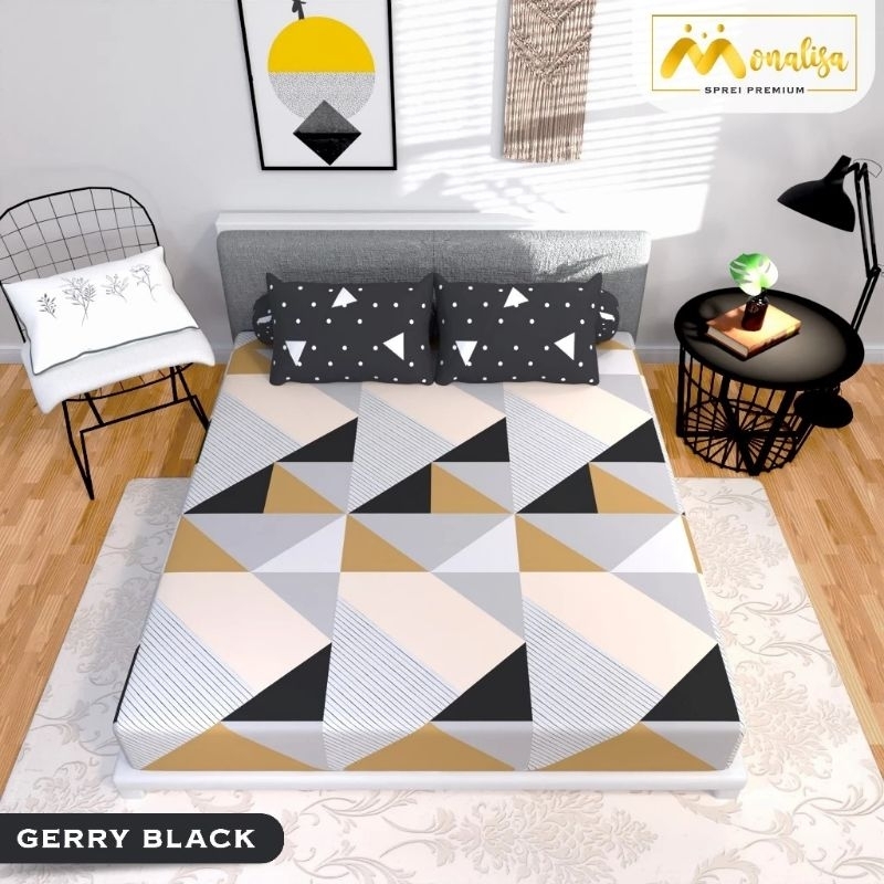 Bisa COD) Sprei MONALISA Queen King Set 160 180 200 160200 180x200 200x200 No 1 2 Tinggi 20 30 T20 T